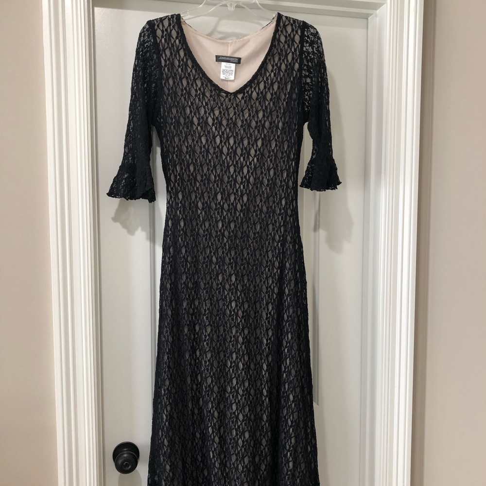 Full Lace Dress with Champagne Slip